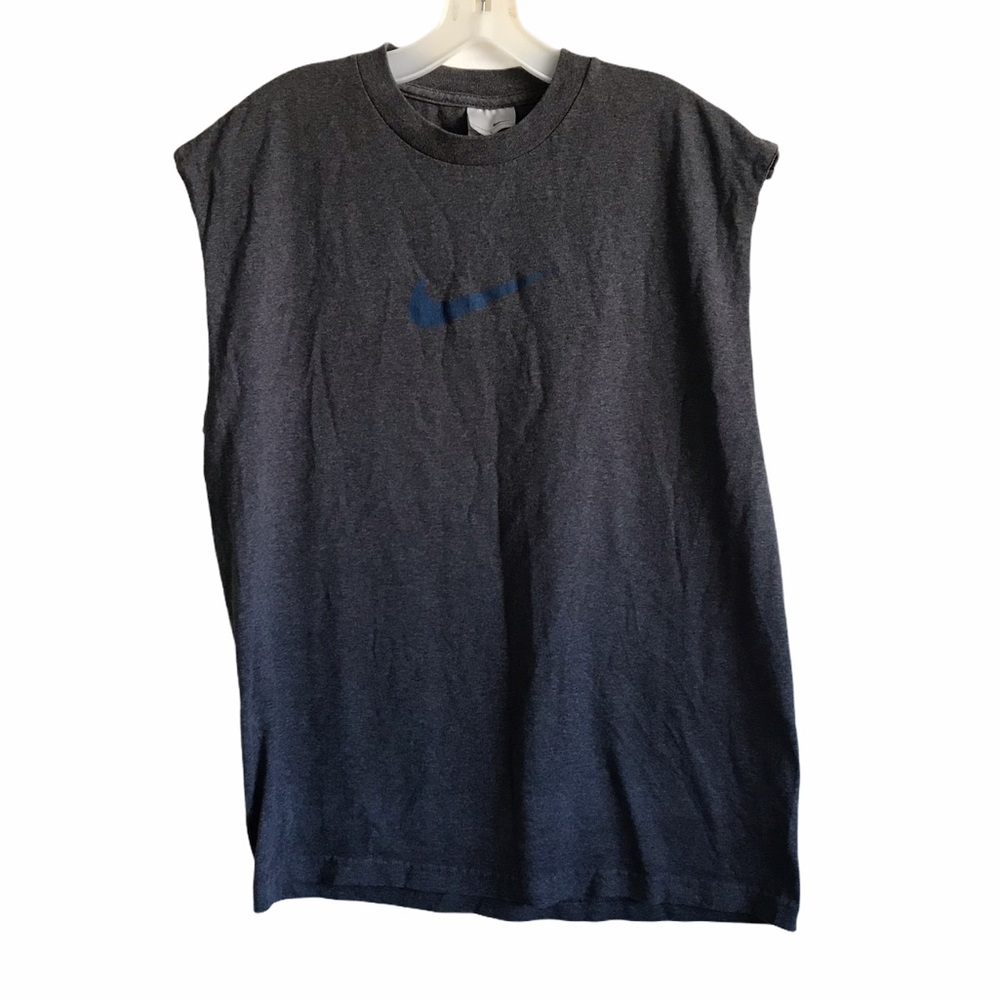 Nike Dri Fit Mens Gray Muscle Tee